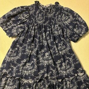 Janie and Jack beautiful dress with puffy /  balloon sleeves.